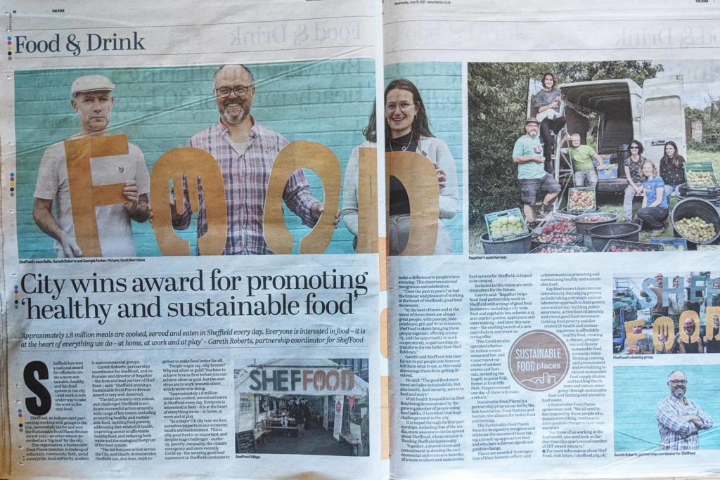Sheffield Star - City wins award for promoting healthy and sustainable food